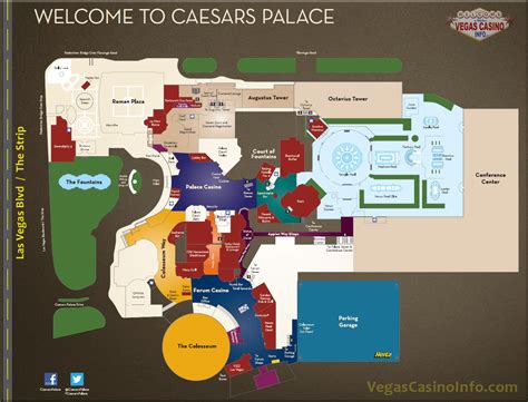  caesars palace casino map